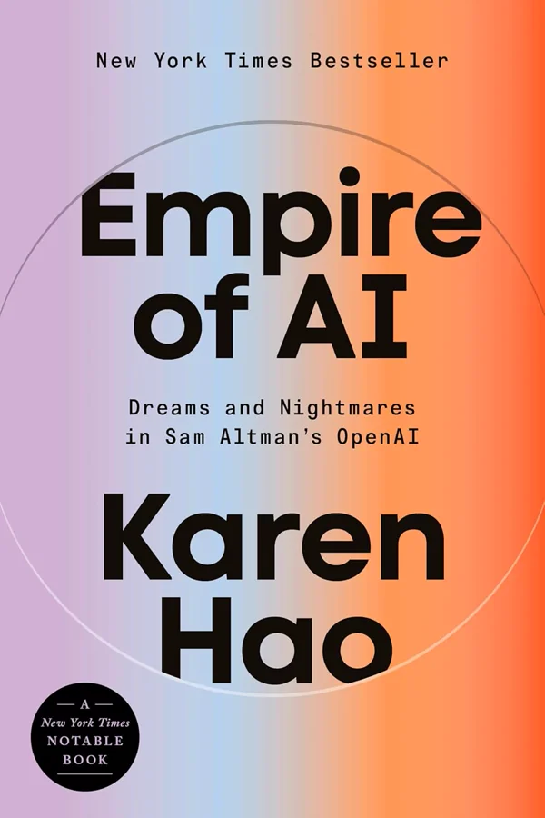 Empire of AI by Karen Hao book cover