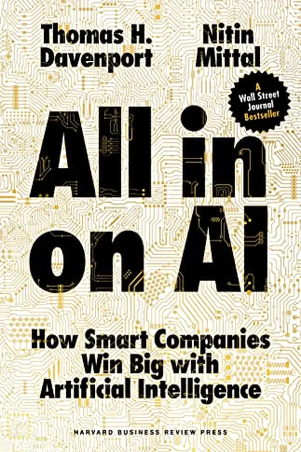 All-In on AI by Thomas H. Davenport and Nitin Mittal book cover