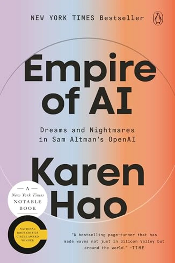 Empire of AI by Karen Hao book cover