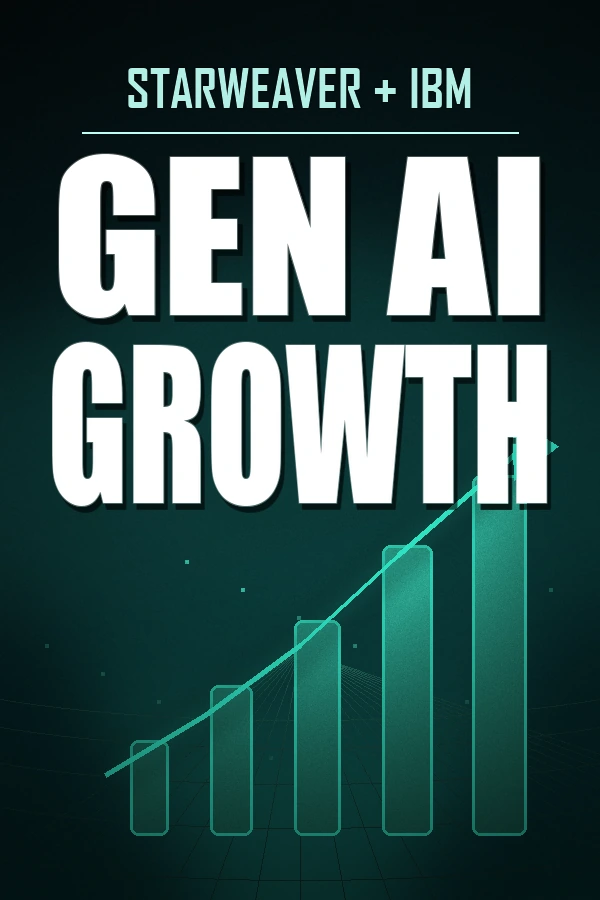 Generative AI for Growth Marketing Specialization on Coursera by Starweaver and IBM course poster