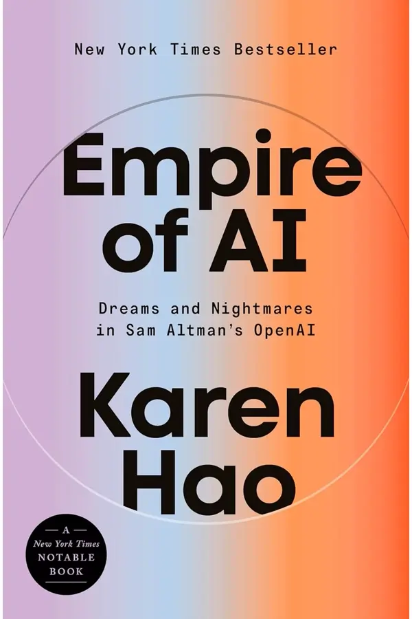 Empire of AI by Karen Hao book cover