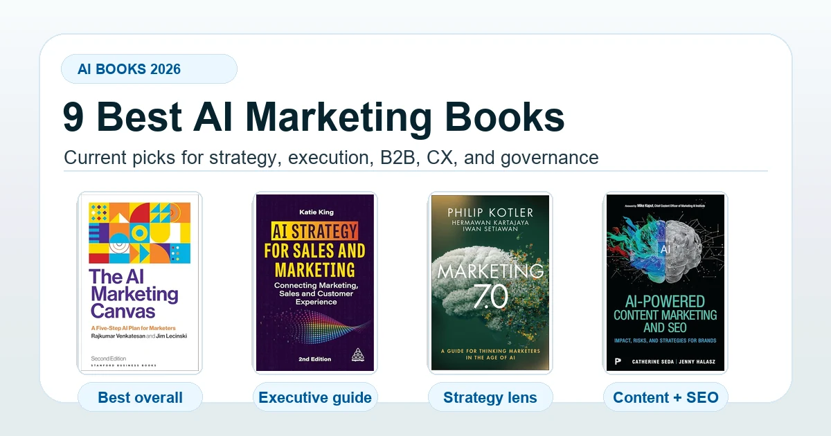 9 Best AI Marketing Books to Read in 2026