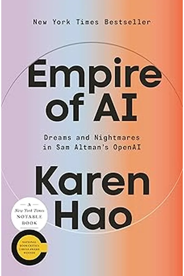 Empire of AI by Karen Hao book cover