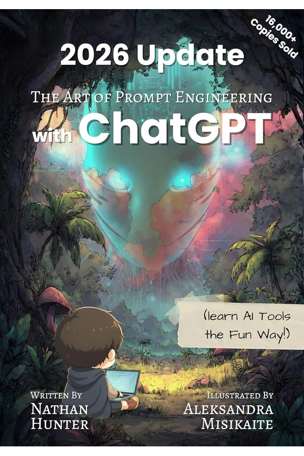 The Art of Prompt Engineering with ChatGPT by Nathan Hunter book cover