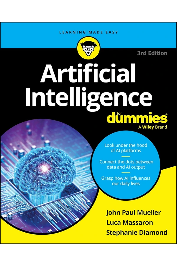 Artificial Intelligence For Dummies, 3rd Edition by John Paul Mueller, Luca Massaron, and Stephanie Diamond book cover